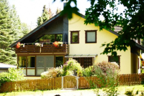 Ferienwohnung im Wald mit Kamin